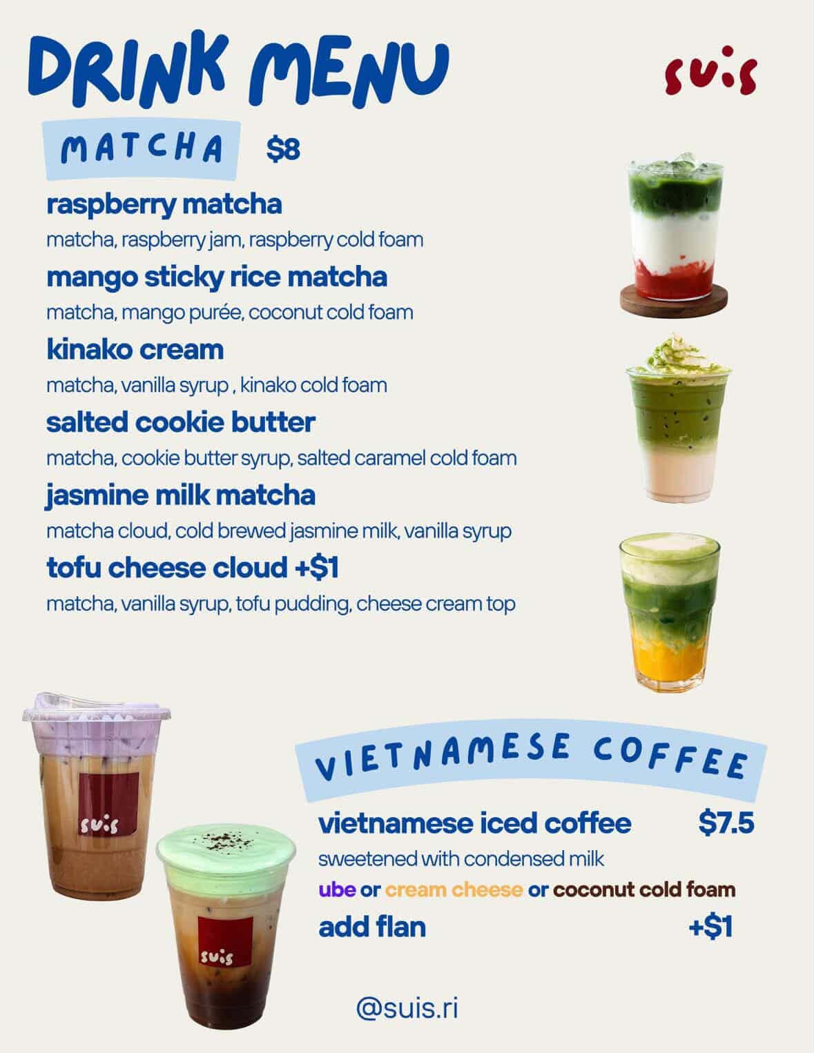 Drink Menu