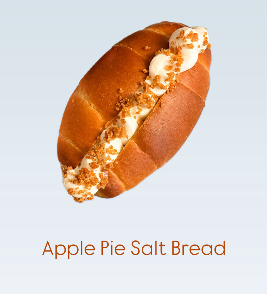 Apple pie salt bread