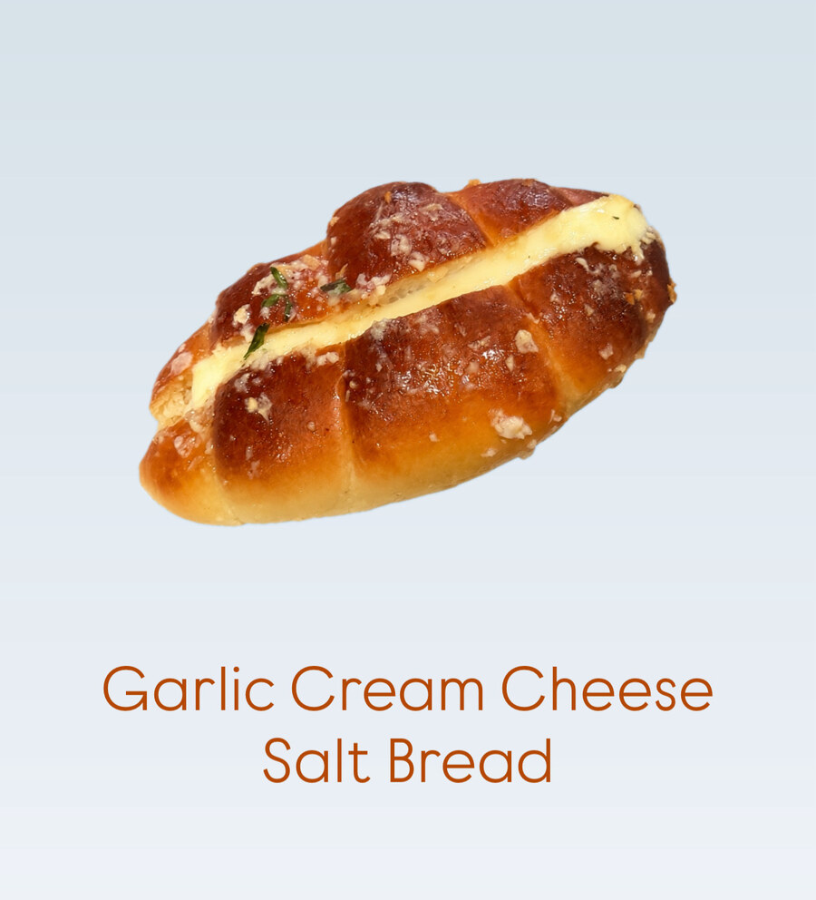 Garlic cream cheese salt bread