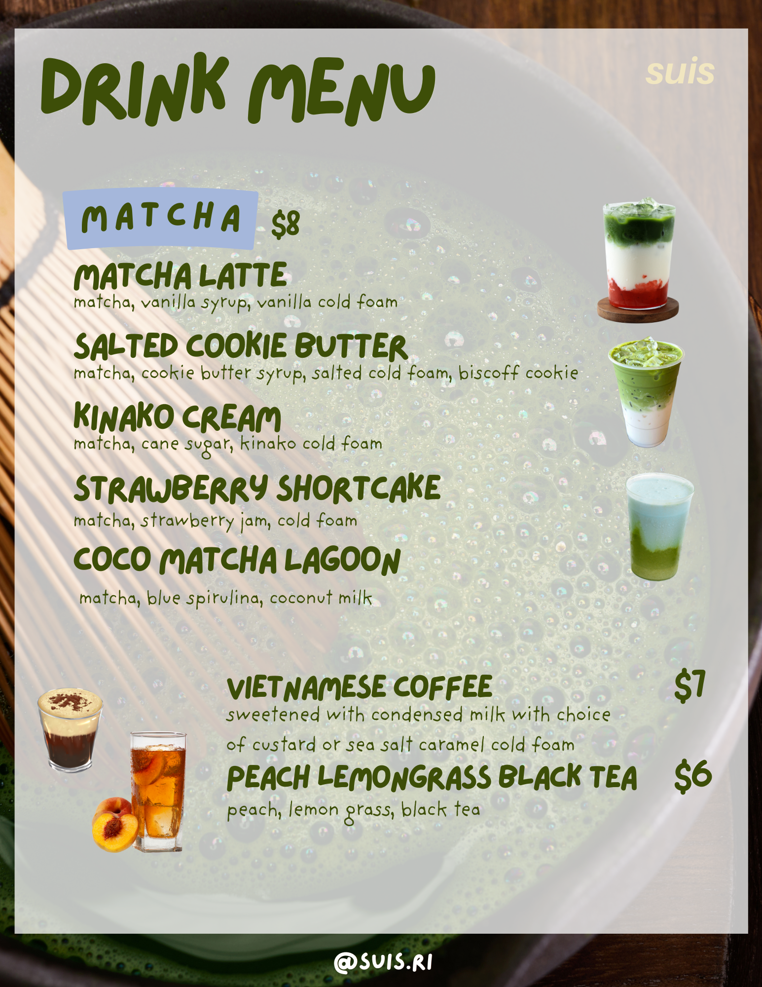 Drink Menu